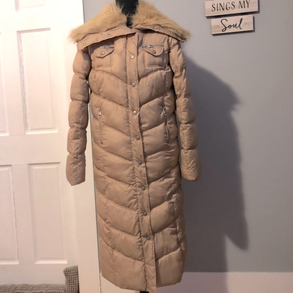 ‼️CAPPUCCINO Beautiful long puffy jacket